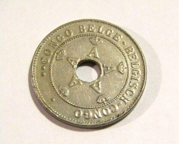 Belgium Congo 1911 10 Centimes Coin