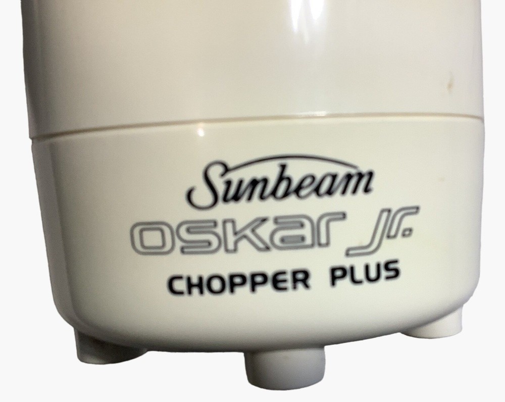 Sunbeam Oskar Jr. Chopper Plus Food Processor BASE ONLY Model 14131Tested Works