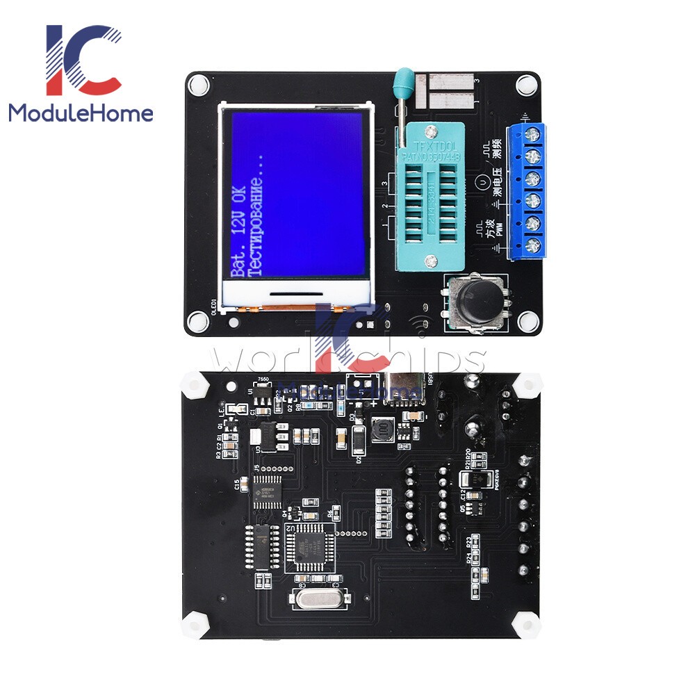 GM328A Transistor Tester Diode Capacitance Inductance ESR Volt Frequency Meter