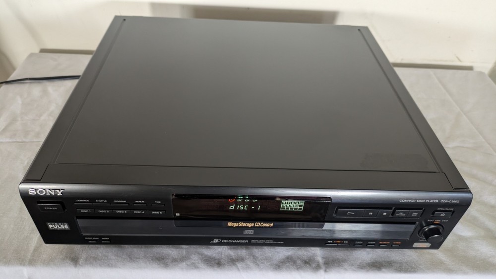 Sony CDP-C360Z 5 Disc CD Player in Good Working Condition