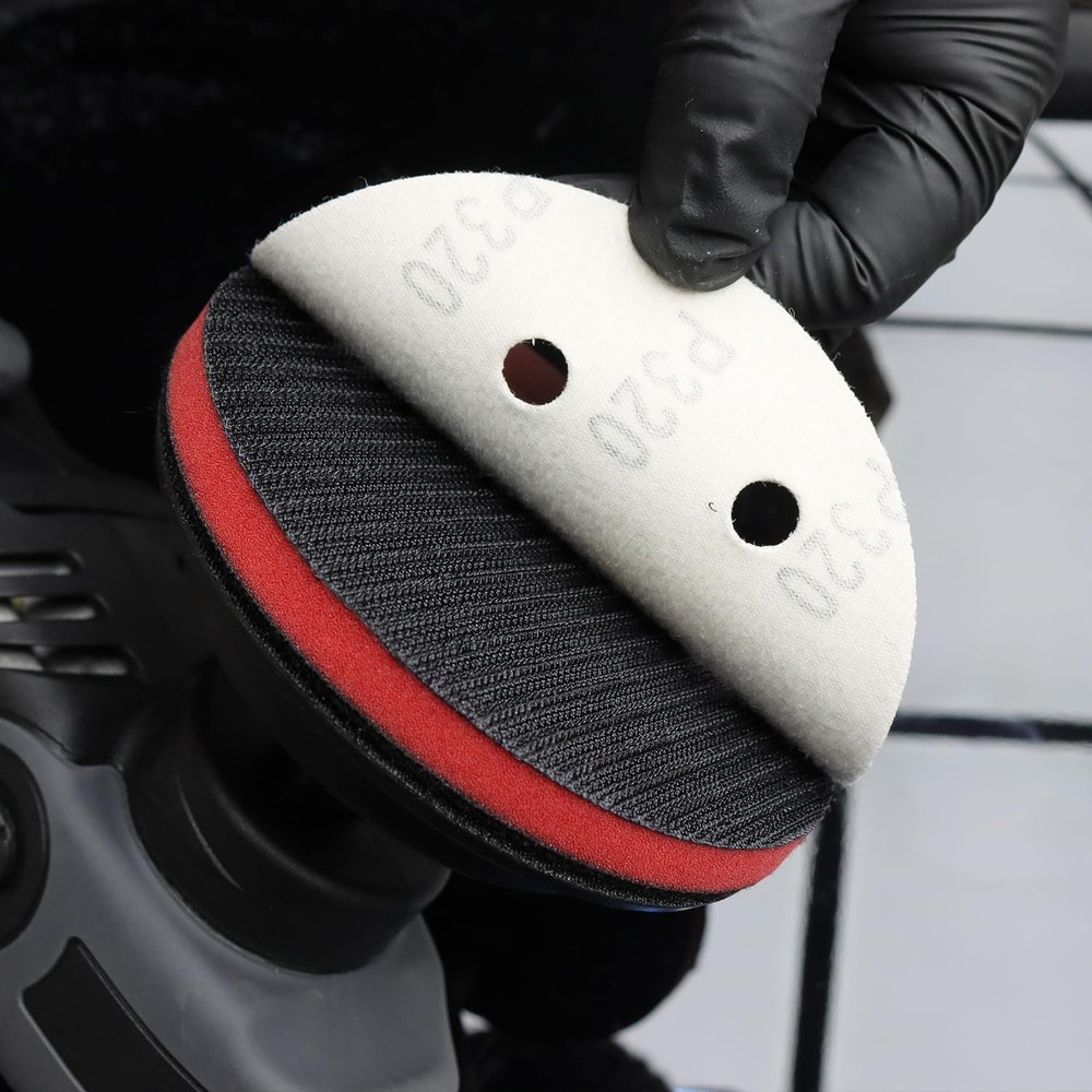 6"150mm Backing Pad Hook and Loop Backing Plate 5/16"-24 Thread DA Air Random...