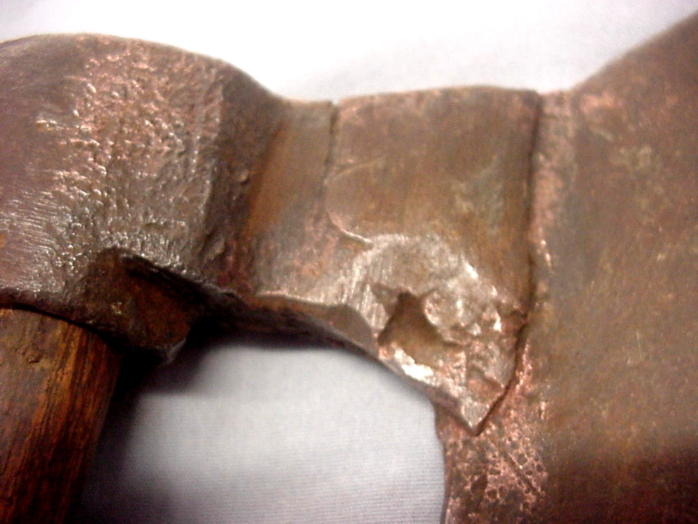 Antique Goosewing Broad Hewing Axe Blacksmith Made
