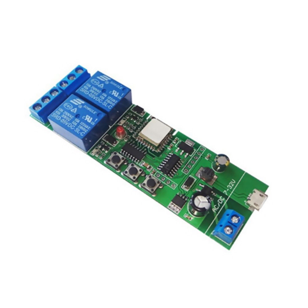 EWelink WiFi Inching Relay Momentary Interlock Switch Module for Google Home b