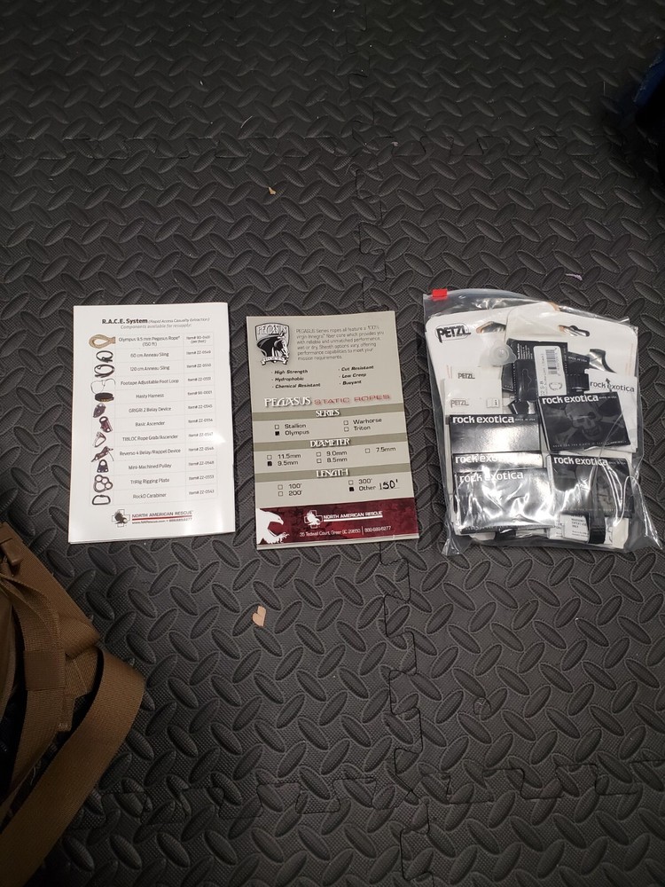 rapid access casualty evacuation system-coyote brown