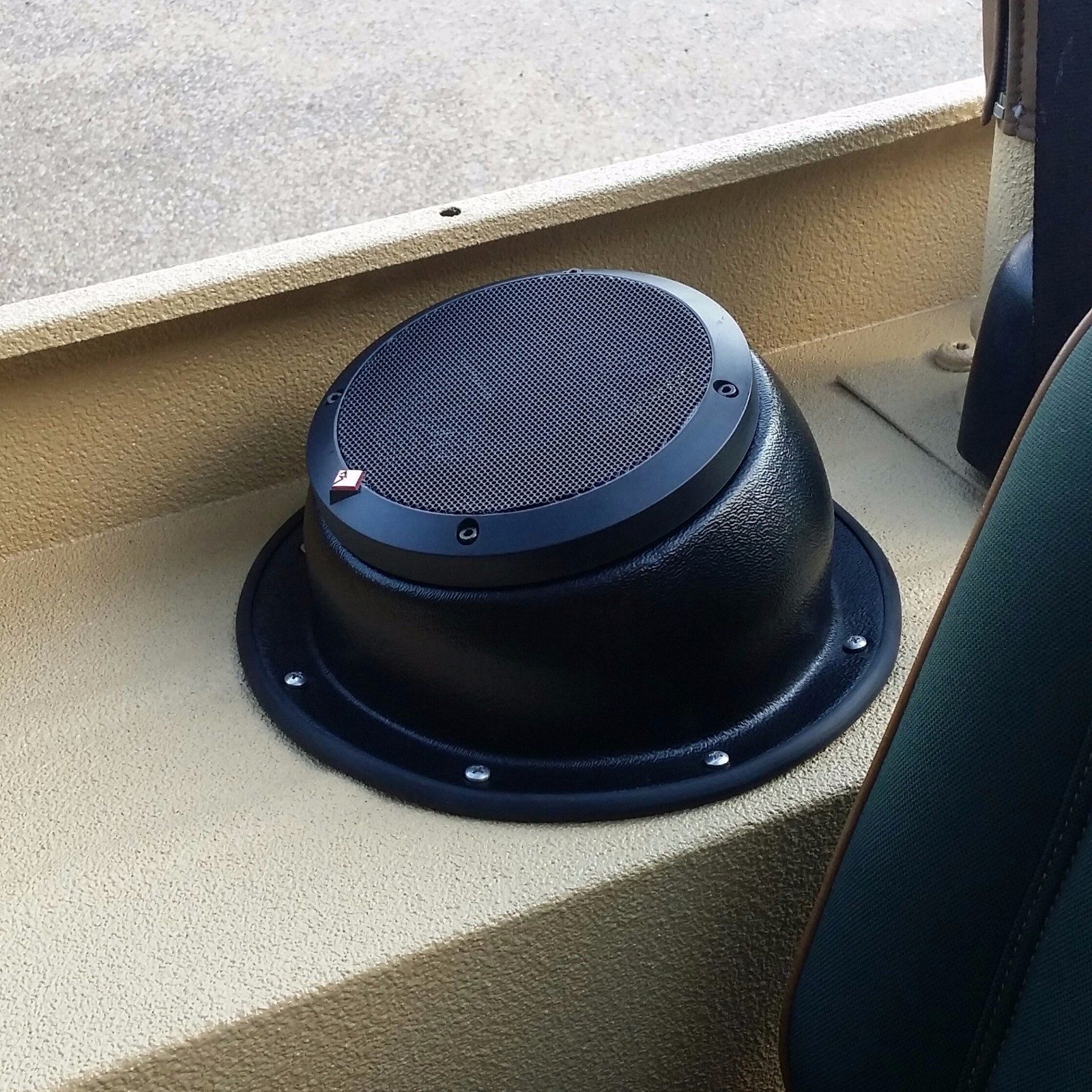 ANGLED WFL SPEAKER PODS 6.5" 6 1/2" SPEAKER MOUNTS W/FLANGE MADE IN THE U.S.A.