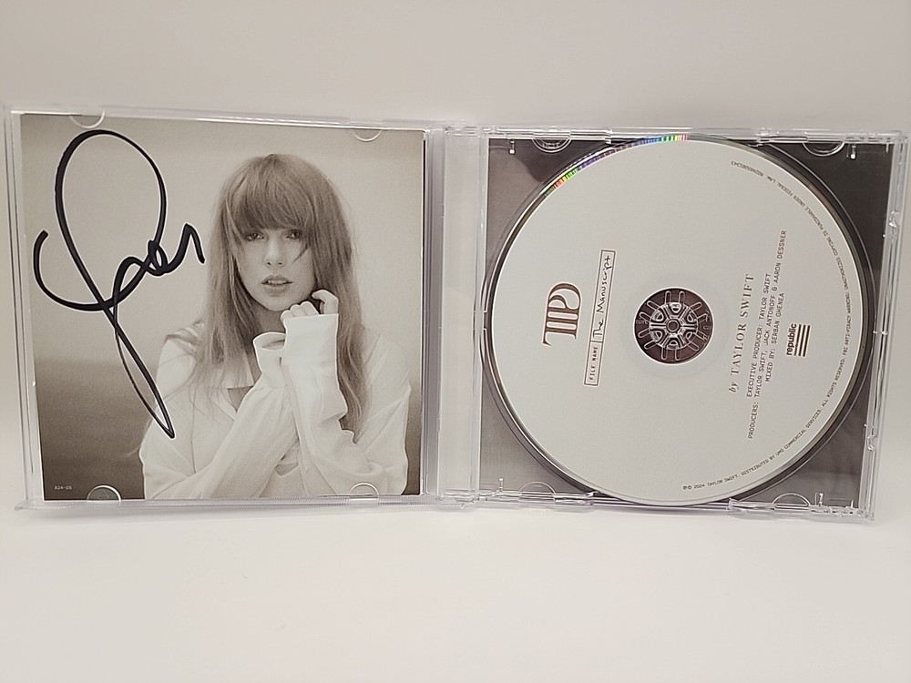 Taylor Swift Tortured Poets Dept TTPD CD The Manuscript with Signed Insert!!