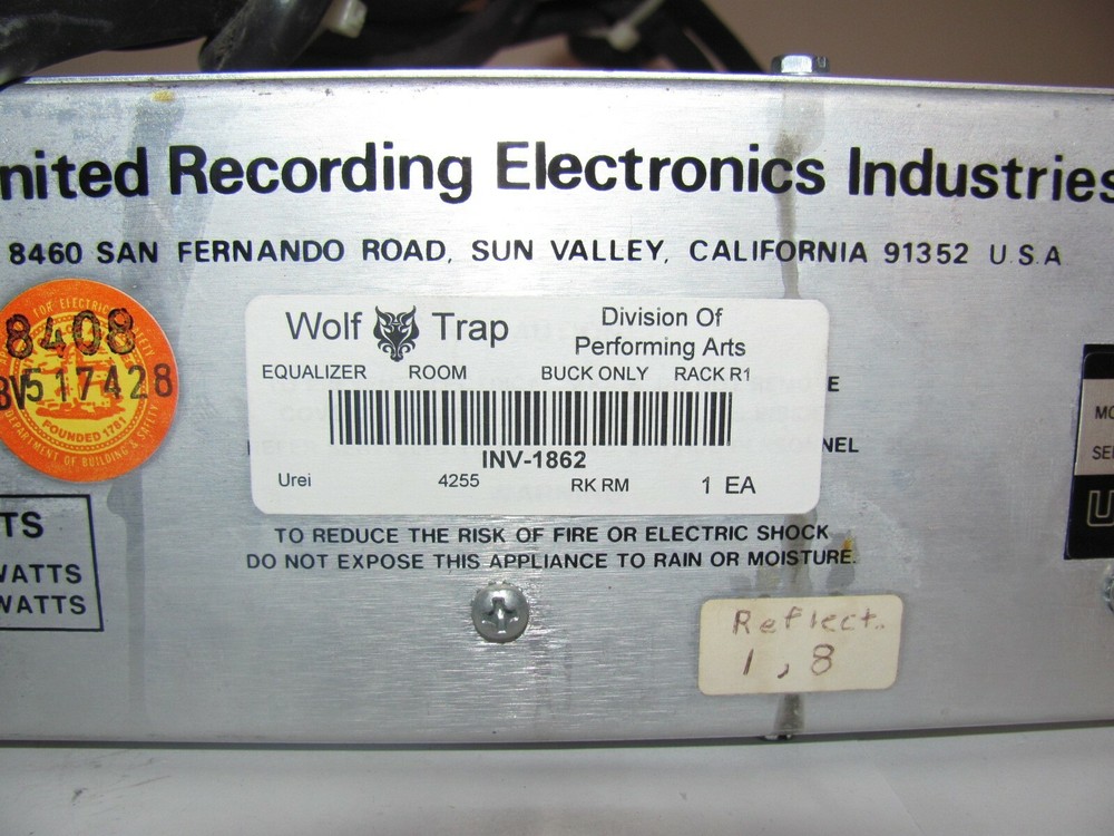 UREI 539 One Third Band Equalizer