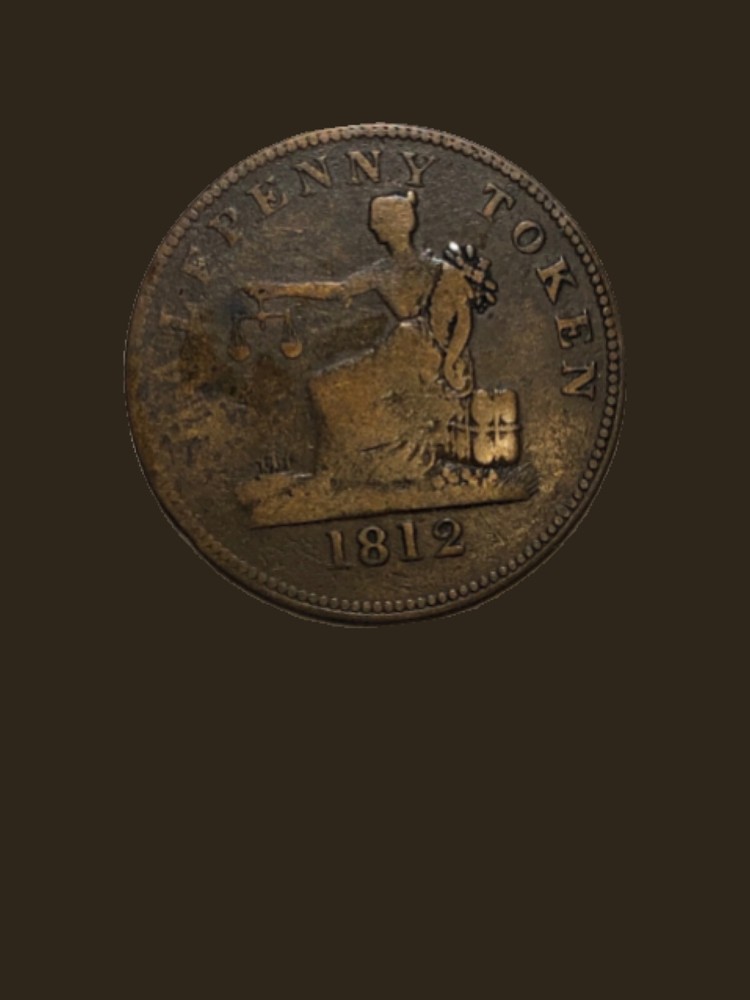 1812 Tiffin Half Penny Token from Canada