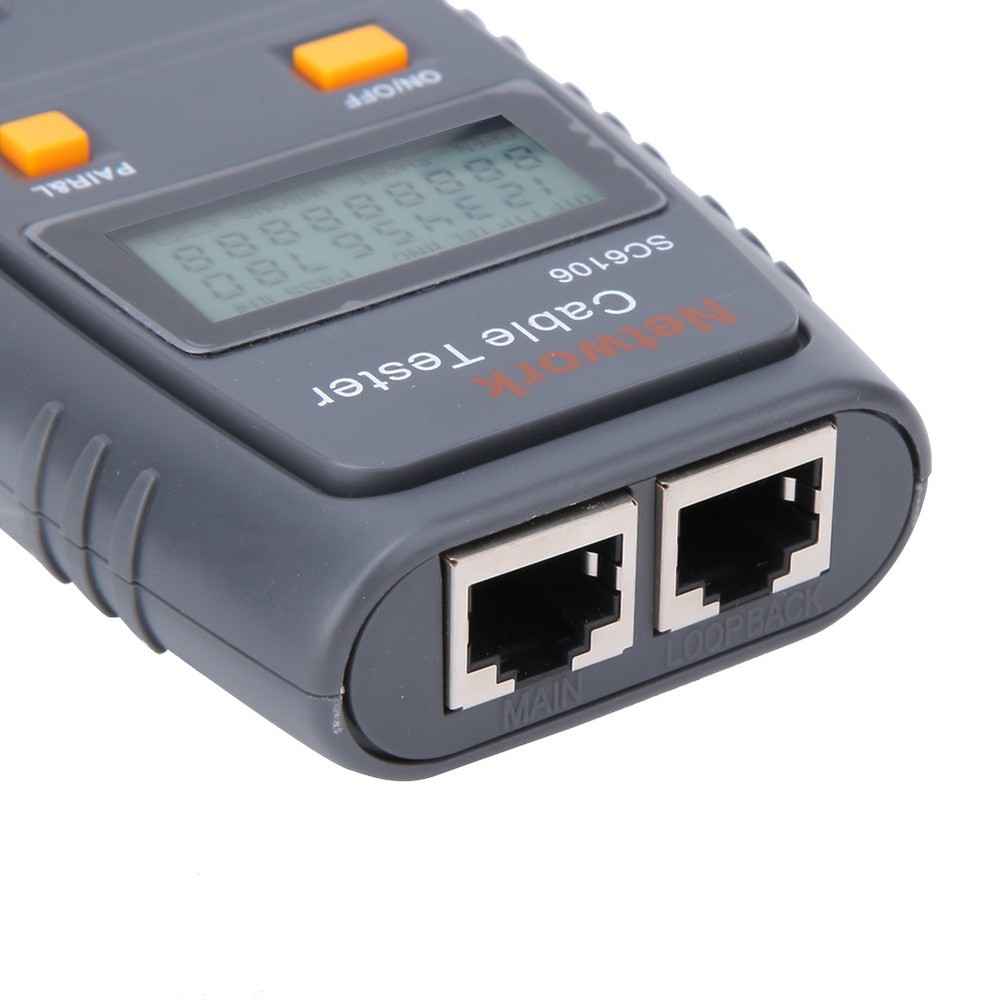 LCD Cable Tester Sc6106 Lan Wire Cable Tester Electrical Line Finder