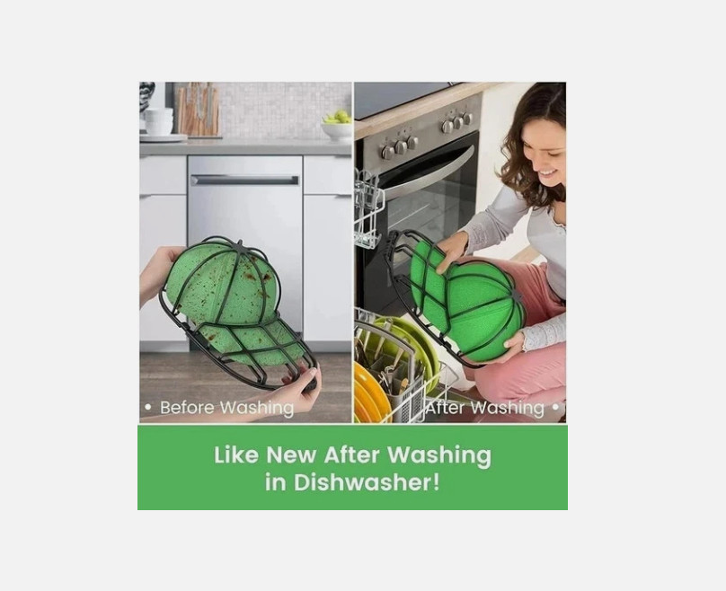 Hat Washer Baseball Cap Cleaner Protector Machine Washing Cage Cap Holder Frame