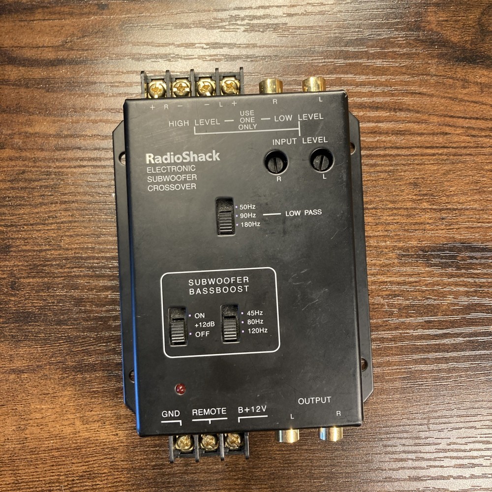 Radio Shack Electronic Subwoofer Crossover