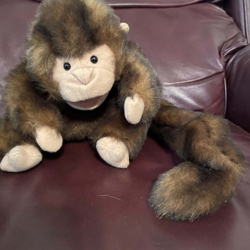 Folkmanis Folktails Monkey Hand Puppet 10 inch EUC