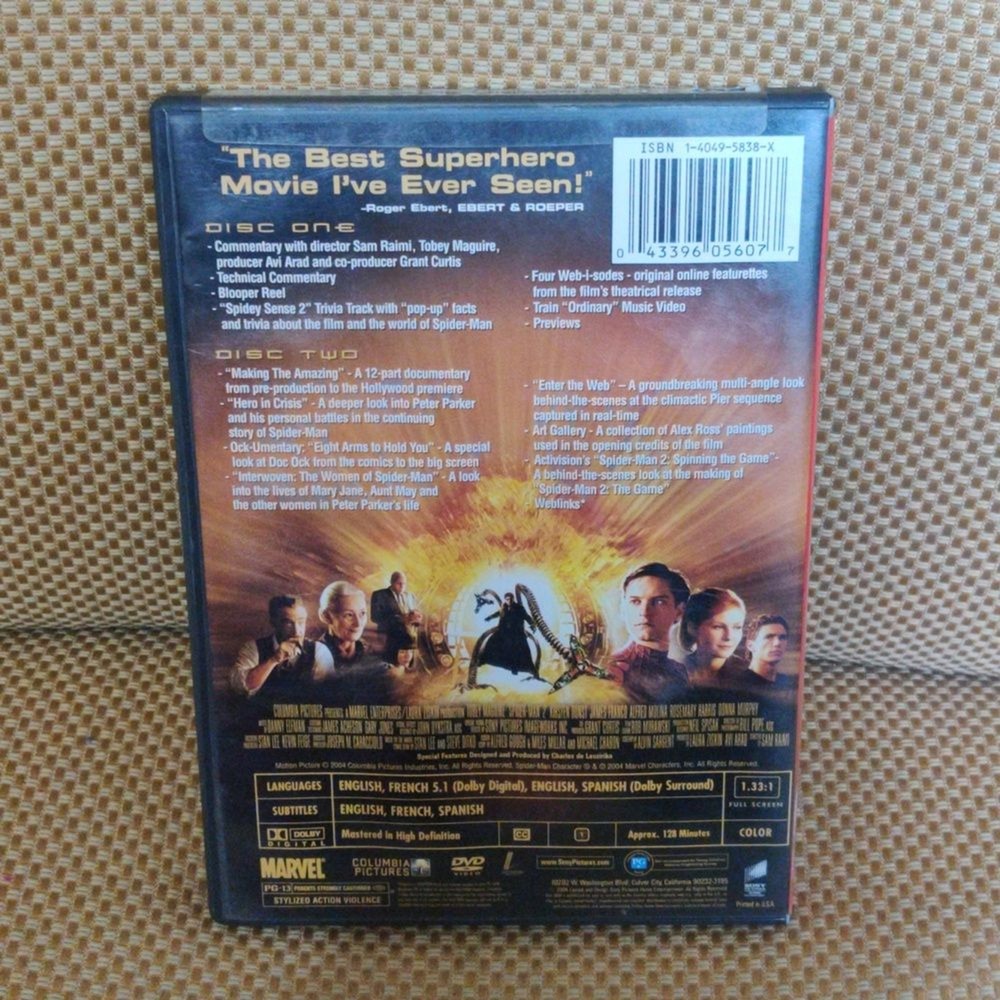 New Spider-Man 2 DVD