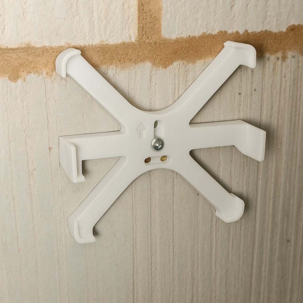 Hive Hub Wall Mount Bracket with Adjustable Alignment & Secure Grip – Hardware