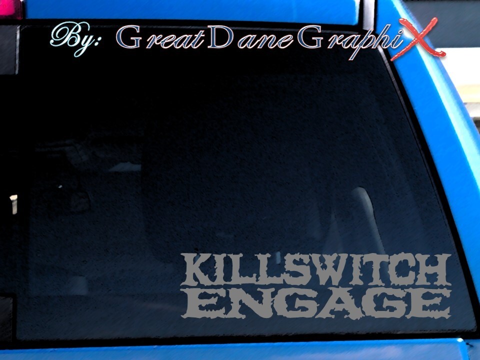 Killswitch Engage - Vinyl Decal Sticker -Color Choice -HIGH QUALITY