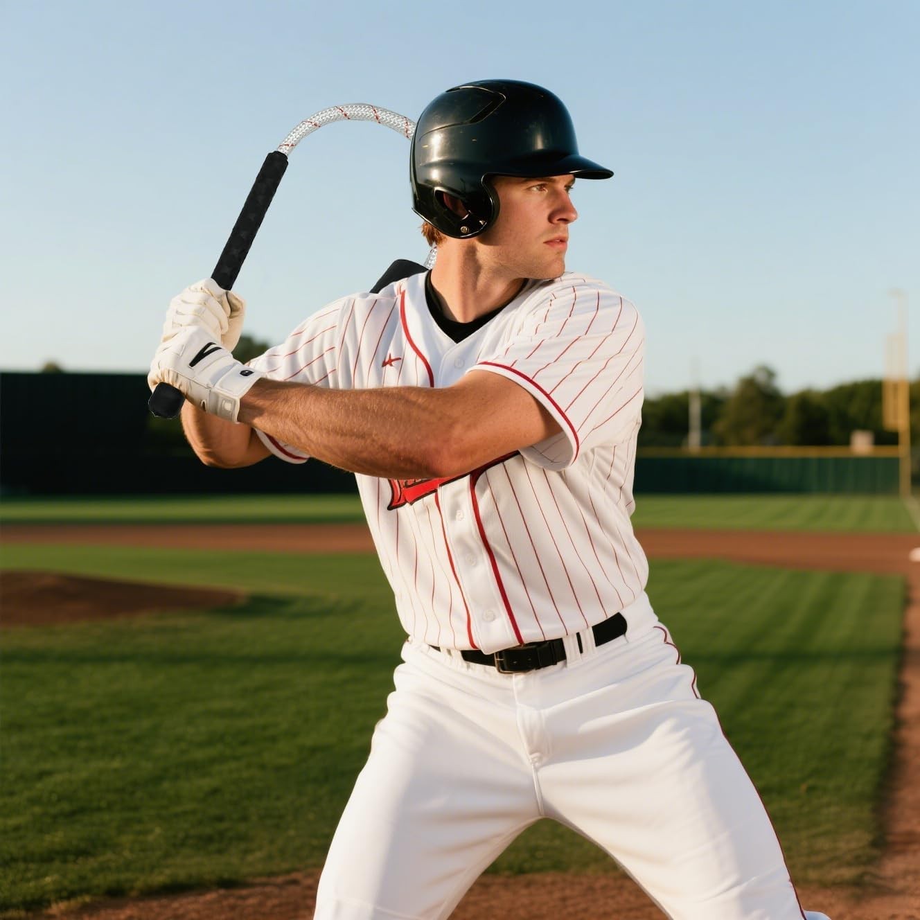 Baseball & Softball Swing Trainer Bat with Rope 12 Balls Tote Bag JUJINGYANG