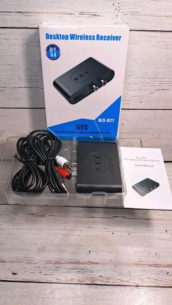 Bluetooth 5.3 Audio Receiver NFC U Disk 3.5mm AUX RCA USB Stereo Music Wireless