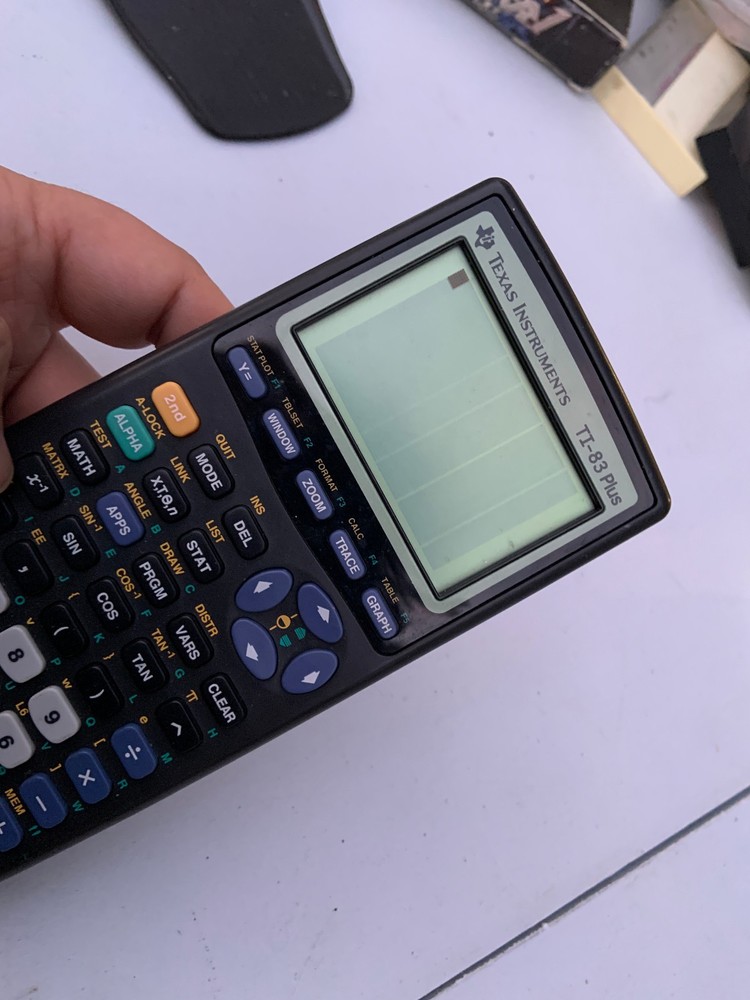 Texas Instruments TI-83 Plus with Cover - Tested