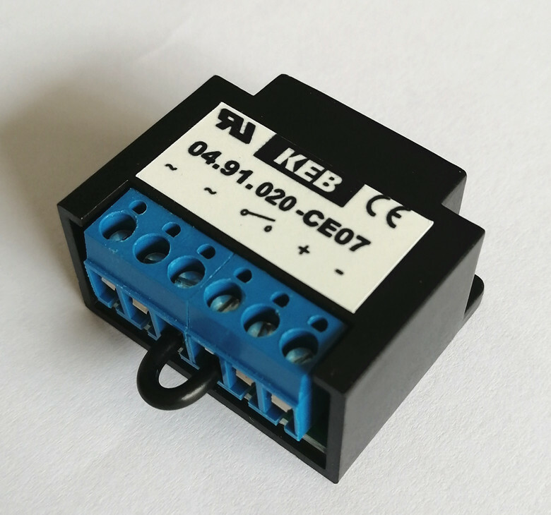 KEB/04.91.010.-CE07 Motor brake rectifier 6 terminals