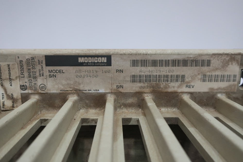Aeg Modicon AS-H819-100 Chassis Module
