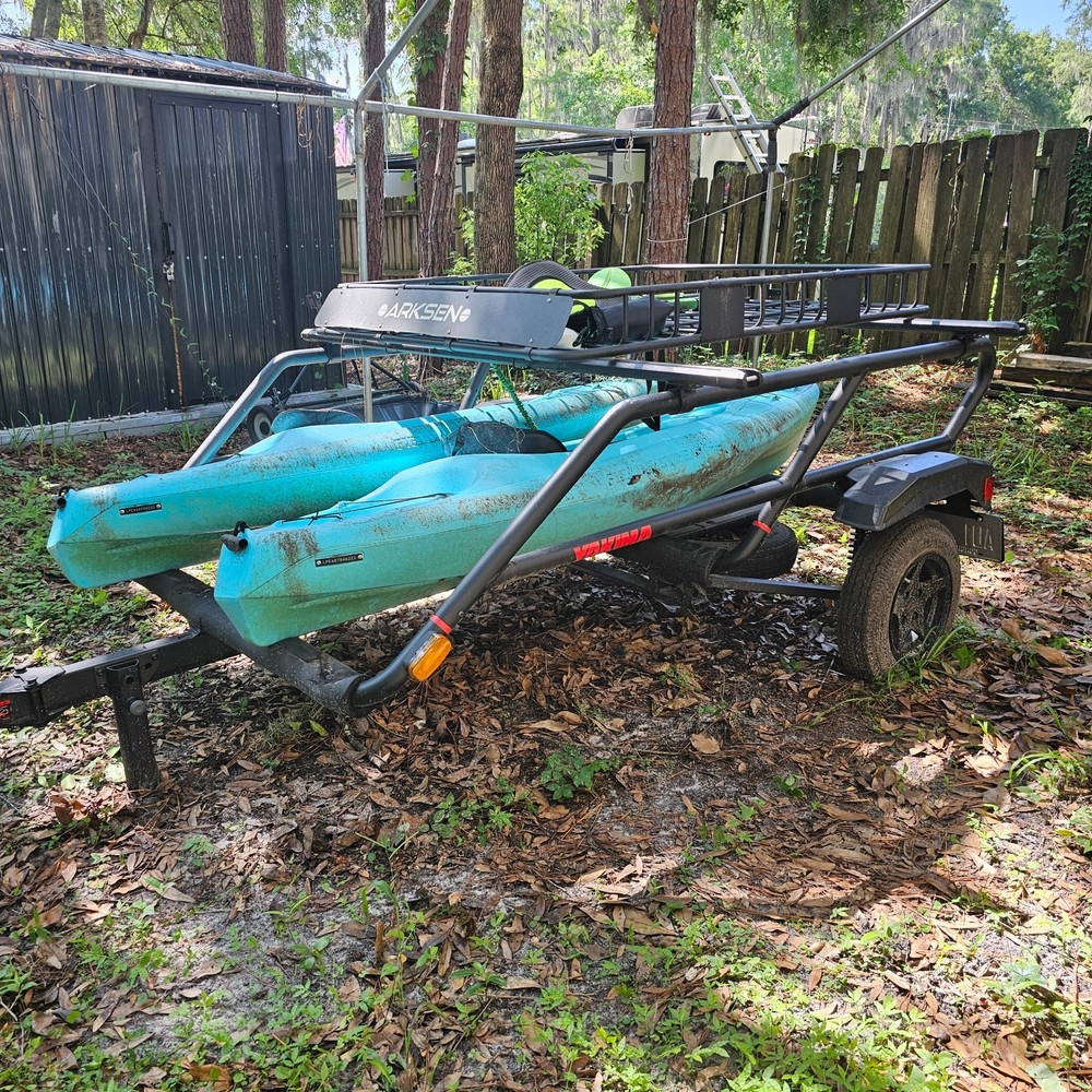 Kayak Trailer with 2 Kayaks