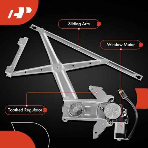 Front Passenger Side Power Window Regulator with Motor Front Passenger (RH)