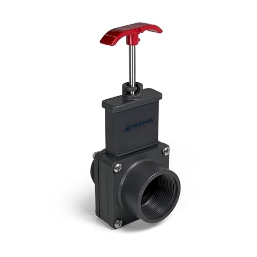 Above Ground Pool Gate Valve - 1 1/2 inch - Dual Threaded Shut Off Slice