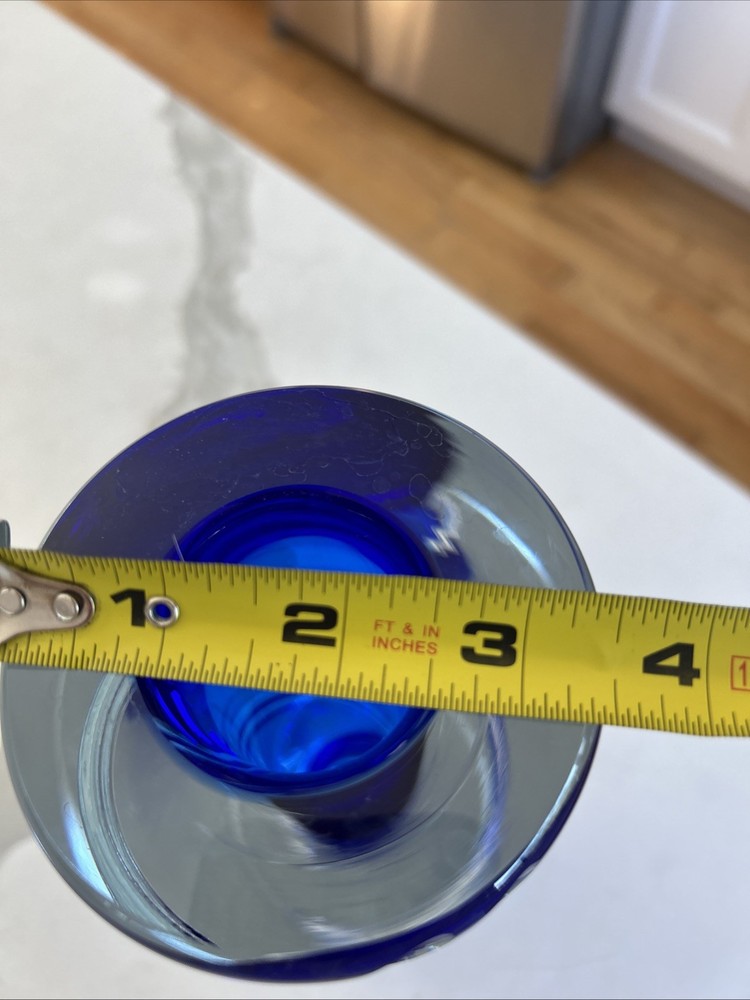 Design By Solnicka Heavy Blue Vase