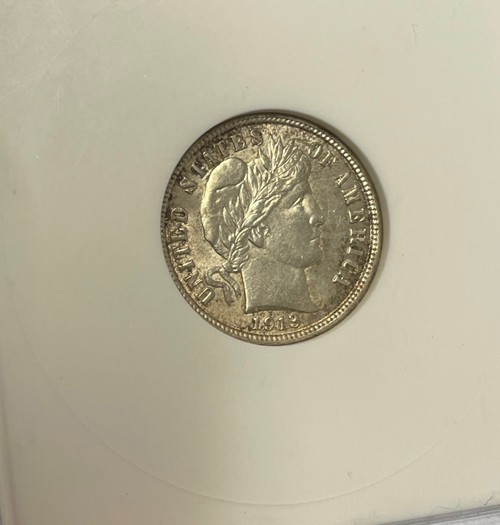 U.S. - 1913 Silver Barber Dime (ANACS AU 58)