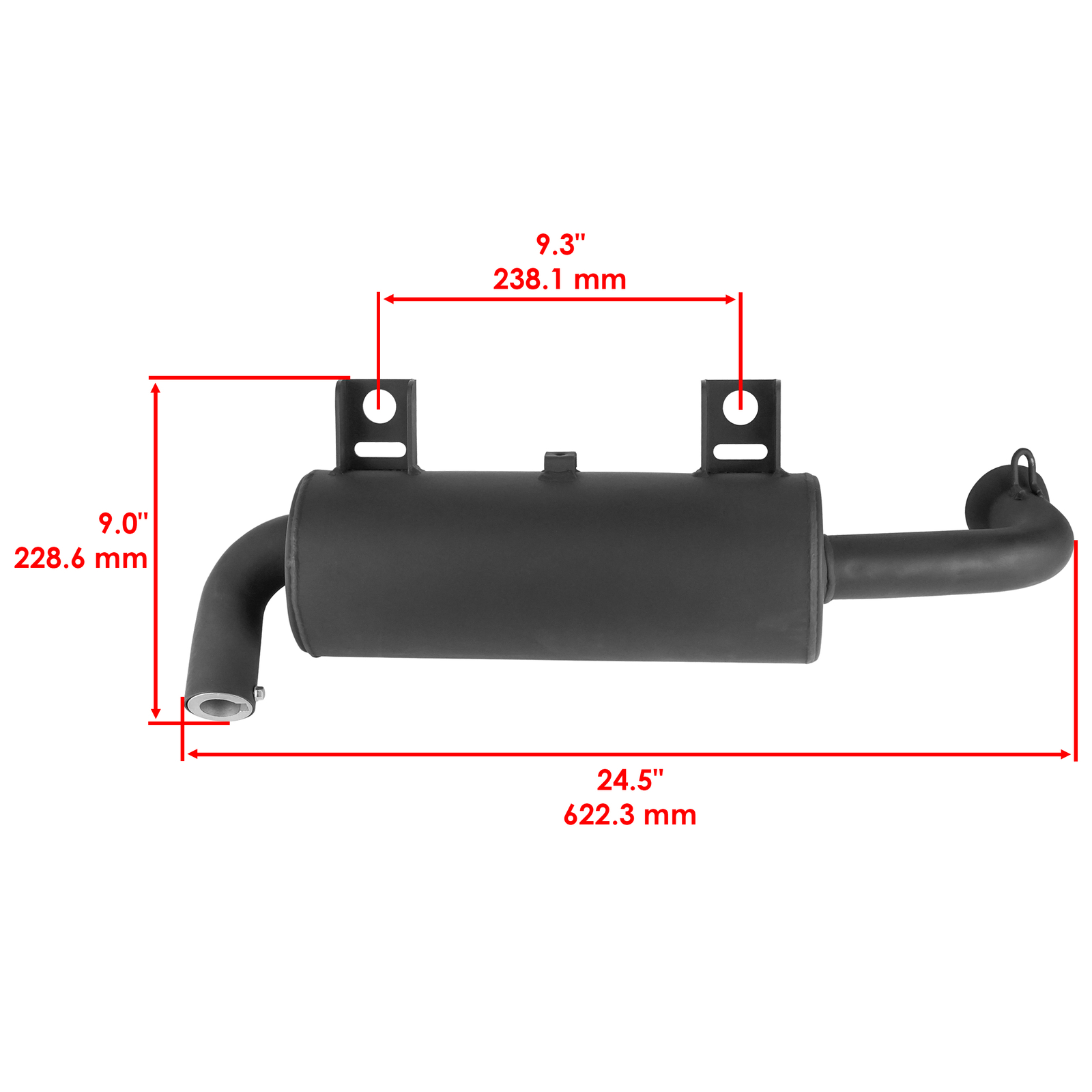 1263595 1262446 1263311 Exhaust Muffler For Polaris Ranger 570 2015-2021