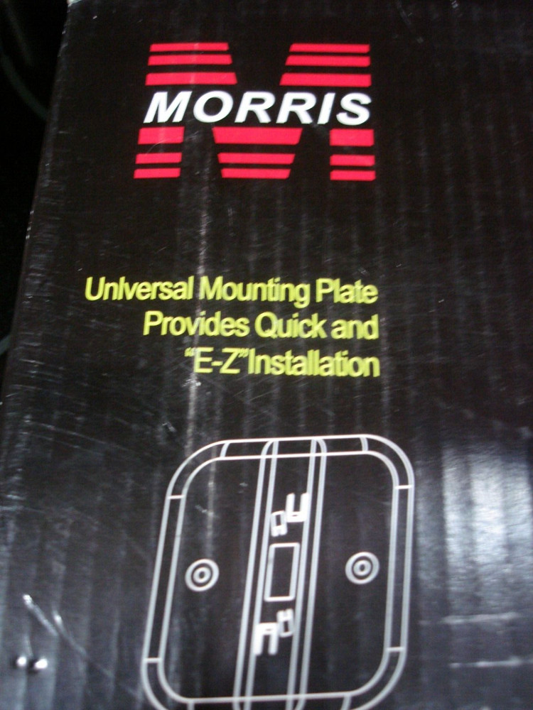 NEW MORRIS 73040 EXIT SIGN W/EMERGENCY LIGHTS, RED LED, CEILING MT., SINGLE FACE