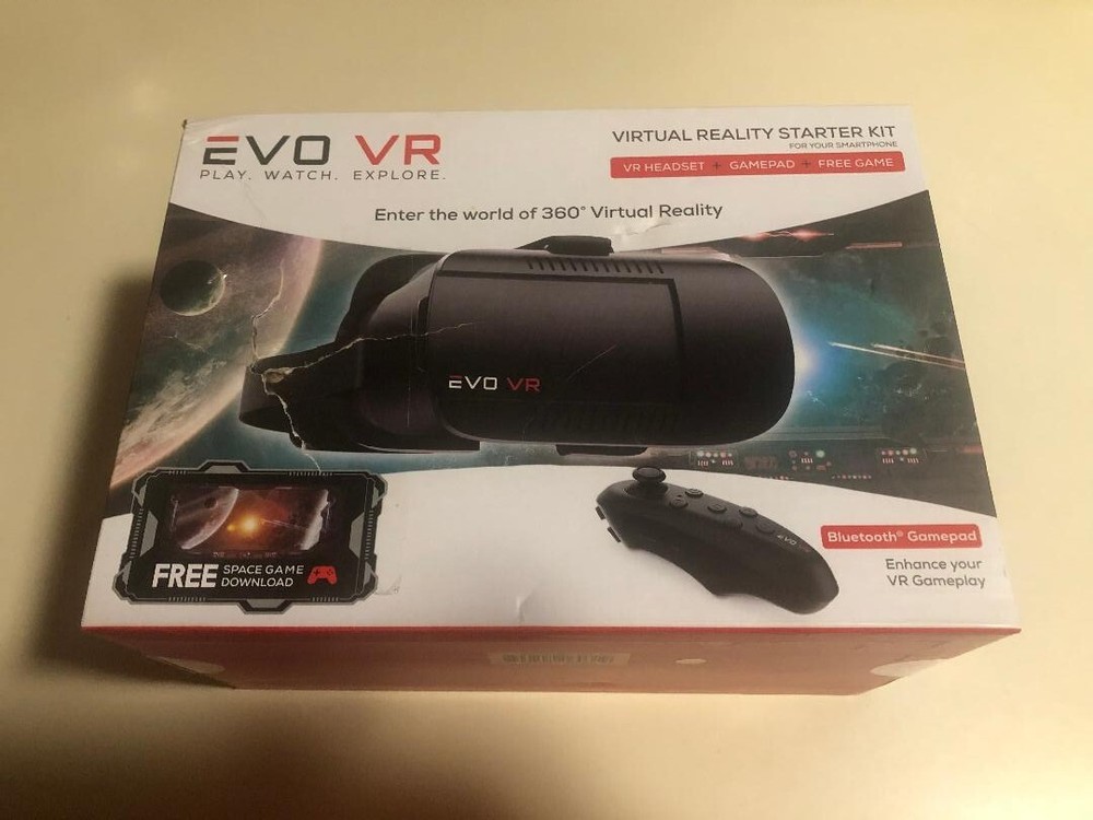EVOVR Virtual Reality Starter Kit Bluetooth Gamepad Controller MI-VRH07-101