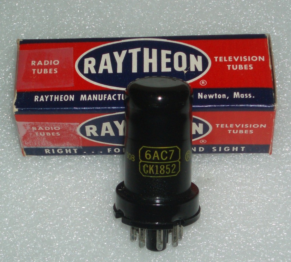 electron tube 6AC7 by RAYTHEON NOS VT-112 or 1852 or CK1852