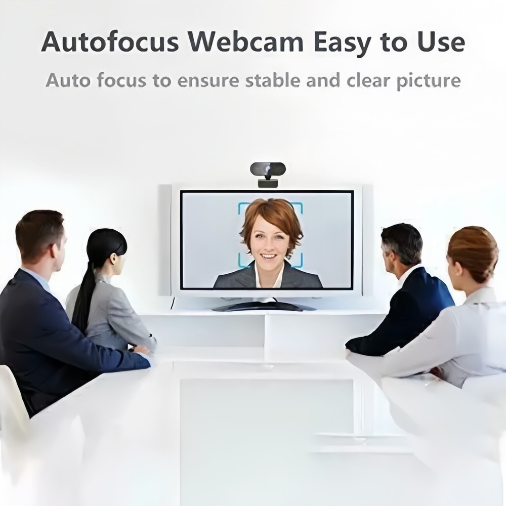 1080P Full HD USB Webcam for PC Desktop, Laptop Web Camera with Microphone
