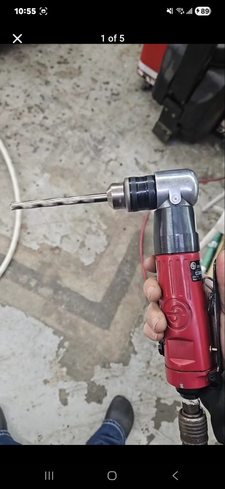 CHICAGO PNEUMATIC CP879 3/8" REVERSIBLE AIR ANGLE DRILL