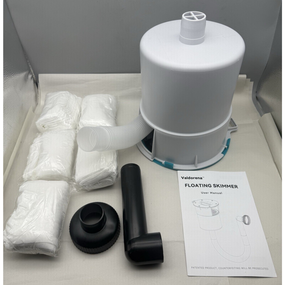 Valdorena Surface Float Skimmer Upgrade Turquoise Above Ground Pool *READ..