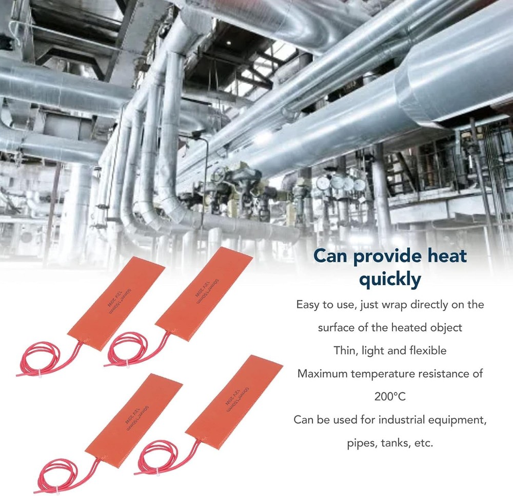 Silicone Rubber Heating Blanket Set for Efficient Industrial Heating