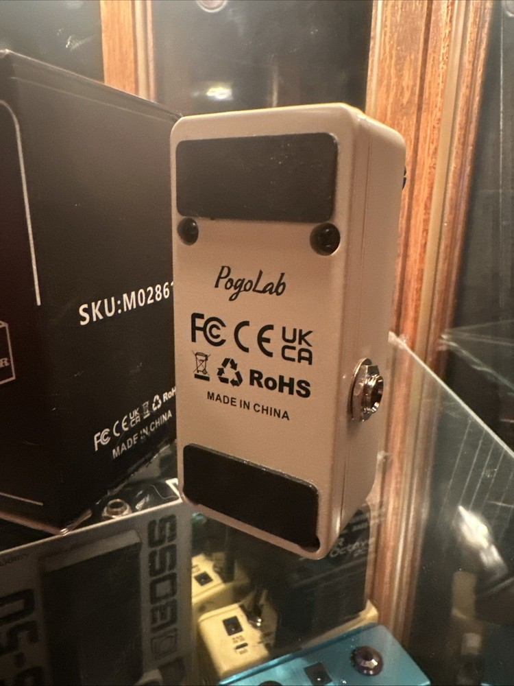 Pogolab Compressor Pedal, Guitar Pedal Compressor, Mini