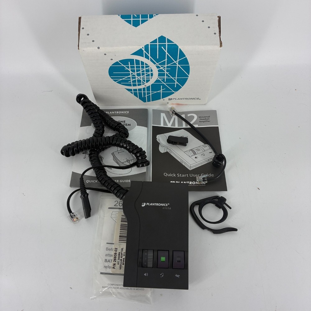 Plantronics Vista M12 Universal Headset Amplifier