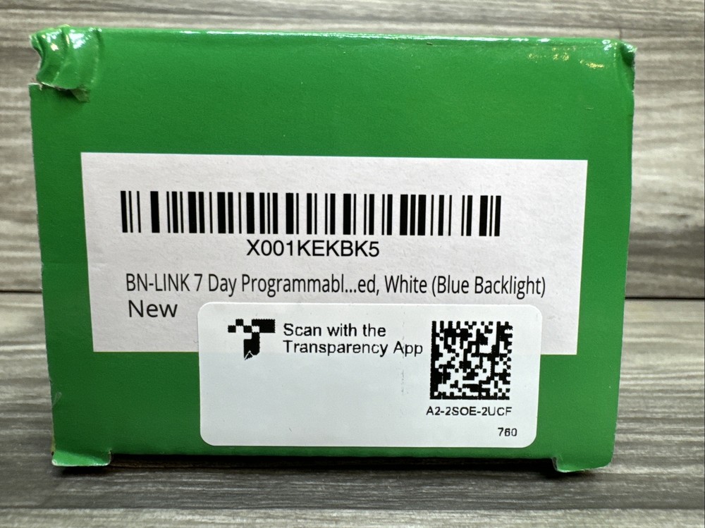 Energy Saving 7 Day Wall Timer by BN-LINK - NEW