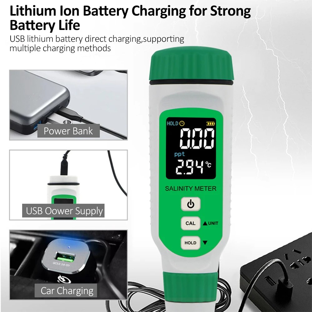 SMART SENSOR Digital Salinity Meter Waterproof Refractometer Pool Aquarium AU