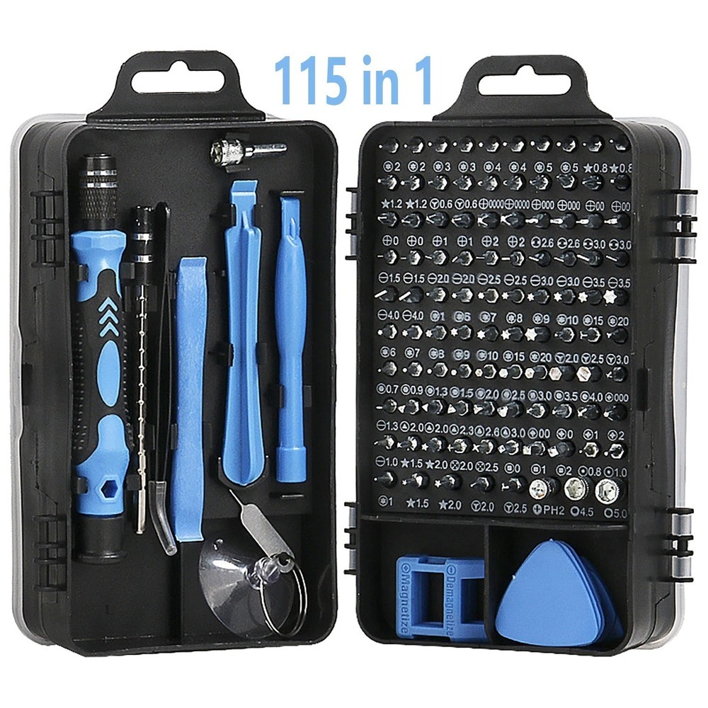 115Pcs Precision Screwdriver Set, Electronic Repair Tool Kit, Suitable for Iphon