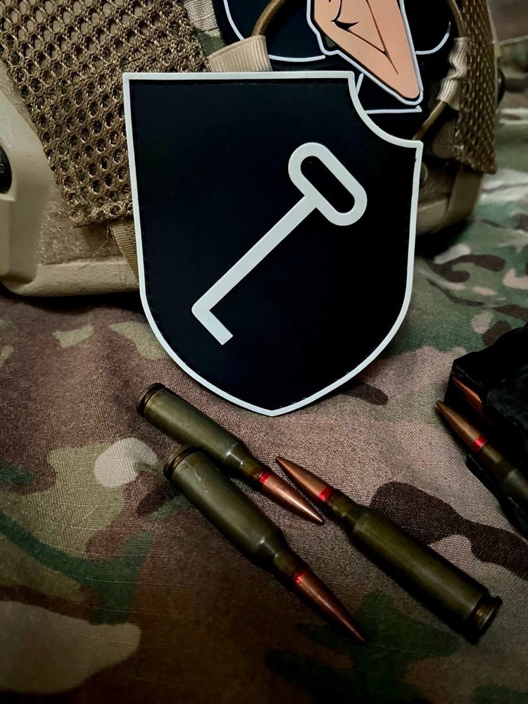 PVC military tactical patch "1st Division "AH"