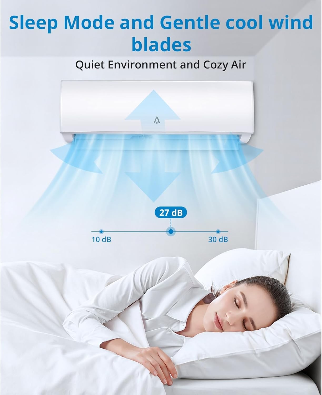 24 SEER2 Air Conditioner AC Unit & Heat Pump 9000 BTU Ductless Mini Split US