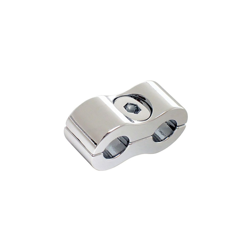 Motion Pro Throttle/Idle Cable Clamps Chrome 11-0052