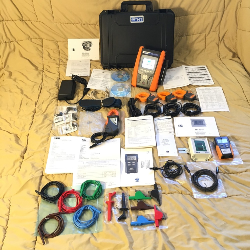 HT Instruments SOLAR300N Power Quality Analyzer for testing photovoltaic systems