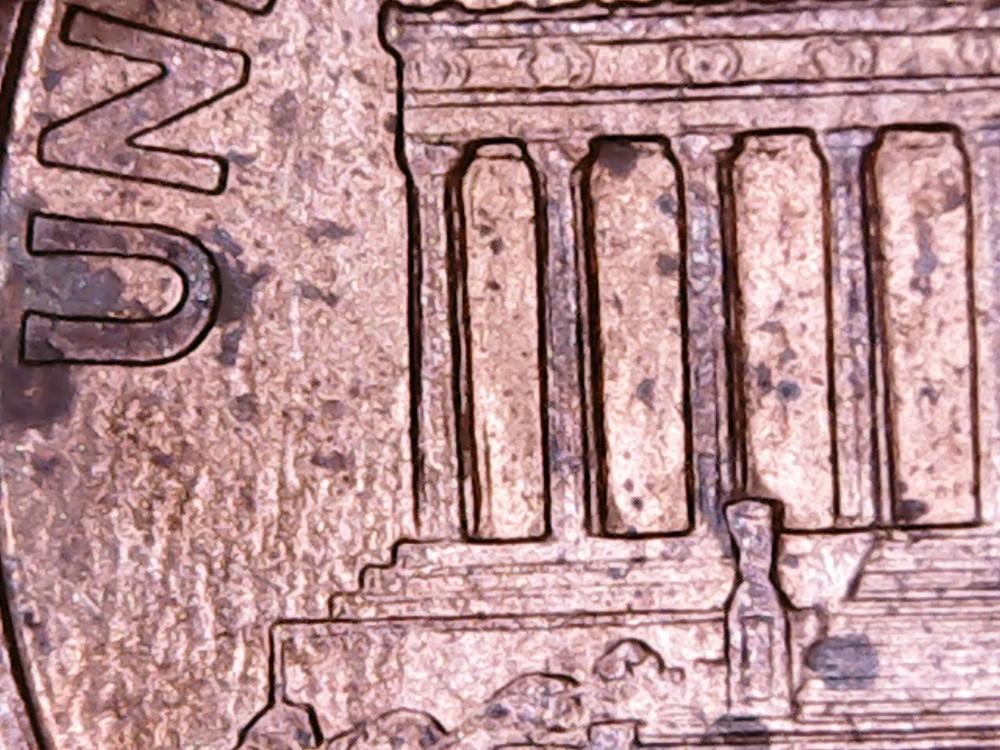 1998 Memorial Cent WDDR-008 Doubled Die Reverse.