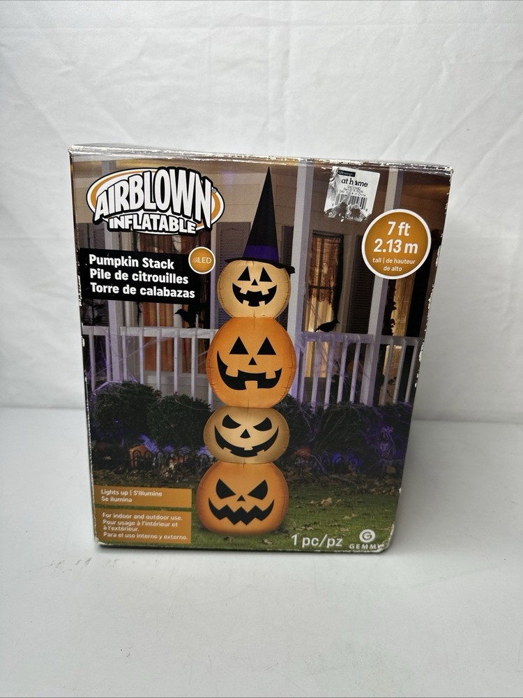 Airblown Inflatable 7 Ft Pumpkin Stack