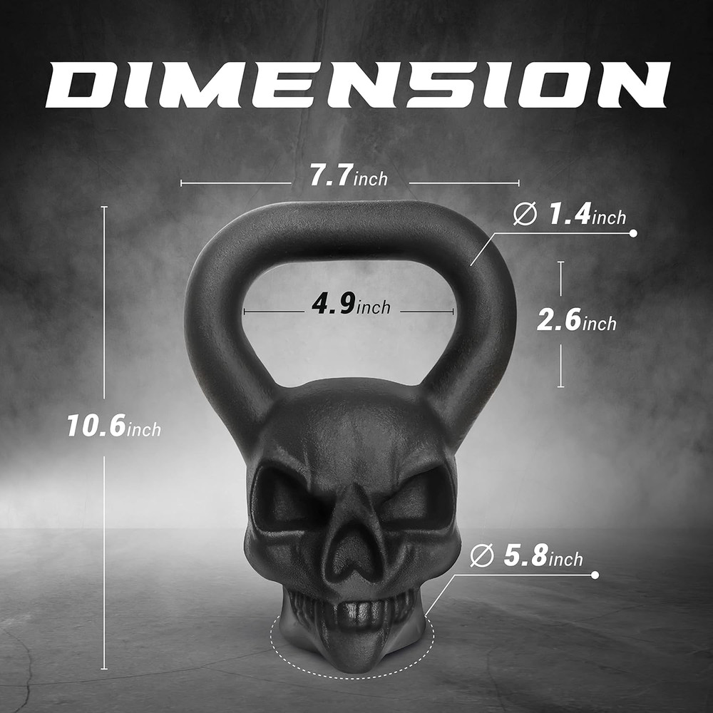 Kettlebell Special Shape, Upgraded &Multifunctional for Advanced Training, Solid