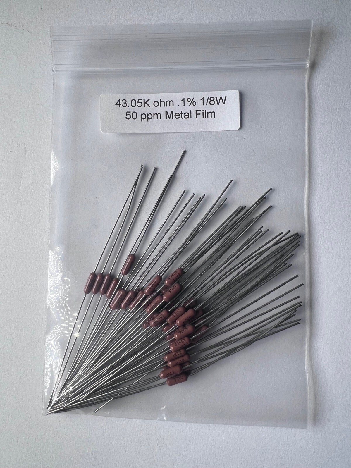 Vishay / Dale High Precision Metal Film Resistors - .1% Tolerance CMF55 - QTY 50